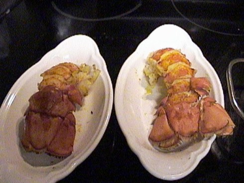 Broiled Lobster Tails