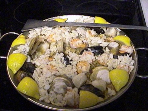 Seafood Paella - finished