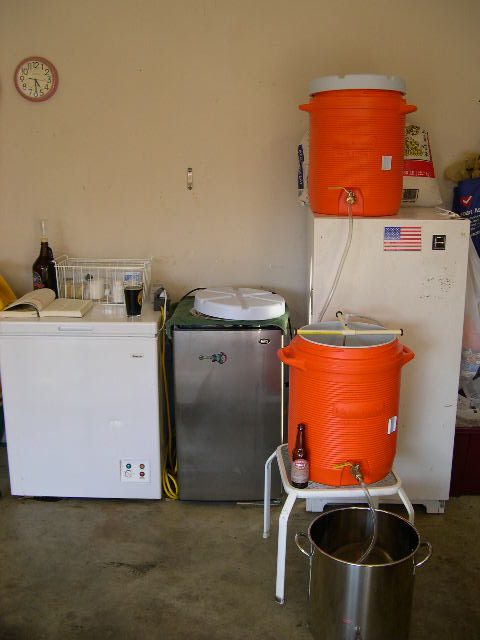 Three tier gravity based sparge